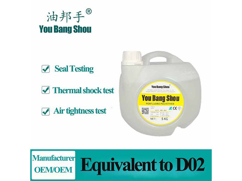 High Rank PFPE D02 Perfluorinated Oil Coolant Heat Transfer Customized Fluid for Semiconductor Industry